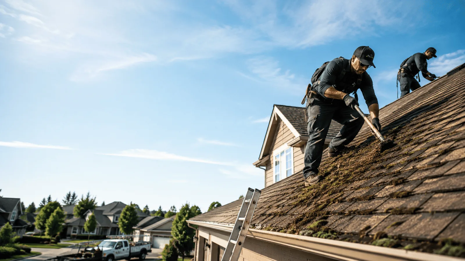 Roof Moss Removal in Orange Grove, TX near me